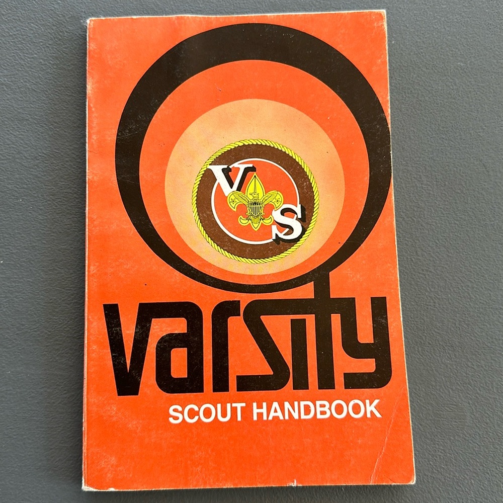 1985 Varsity Scout Handbook. Second edition, second printing.
